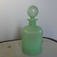 Pale green opaline bottle