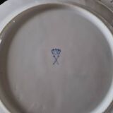 Porcelain from Saxony, Germany - Series of 6 dessert plates - 20th century
