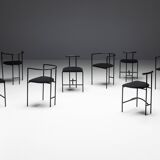 Postmodern "Tokyo" Dining Chairs by Rodney Kinsman for Bieffeplast, Italy, 1980s