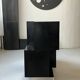 Cubes rétro des années 1970, bar et cabinet de rangement en noir et acier par Roberto Monsani