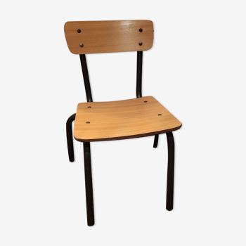 Vintage school chair, children's chair