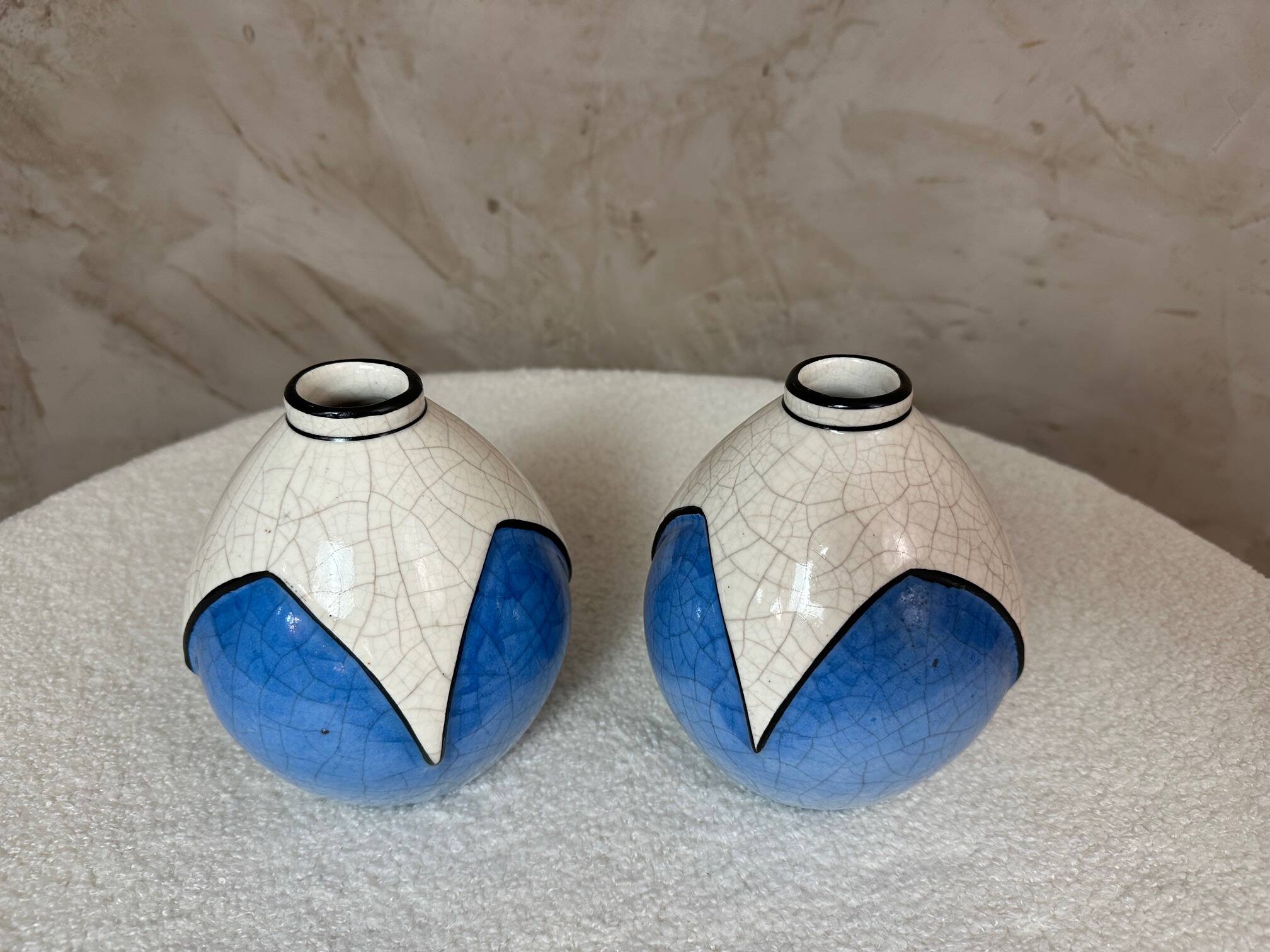 Pair of Art Deco vases