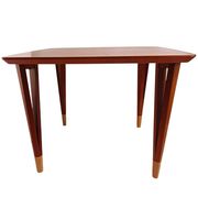 Lauritz Larsen coffee table, cherry wood, Denmark 1960s