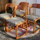 Set of 4 chairs 'sled' edited by Baumann