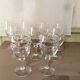 Set of 9 crystal glasses from the Napoleon III period