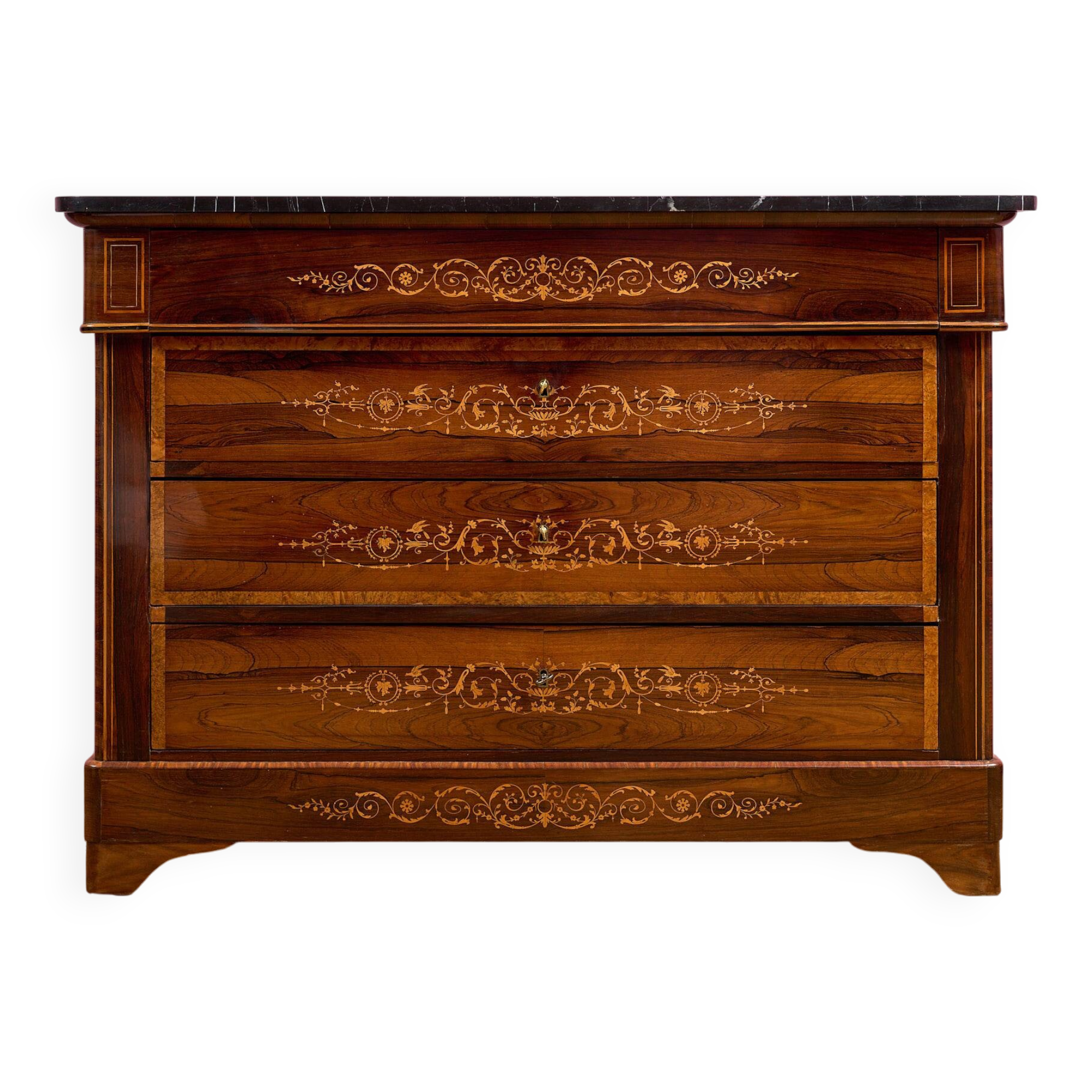 Original English walnut sideboard