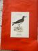 Botanical engraving birds double sided naturalist board