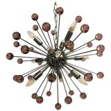 Ametista “star” murano glass sputnik chandelier