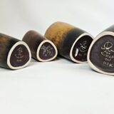 Set de 4 vases en céramique de style moderne du milieu du siècle Gunnar Nylund Rörstrand Suède