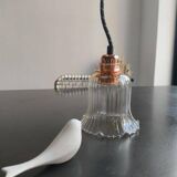 Vintage portable lamp with a glamorous feel