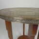 Art Deco table with brass top, Amsterdam School, 1930s