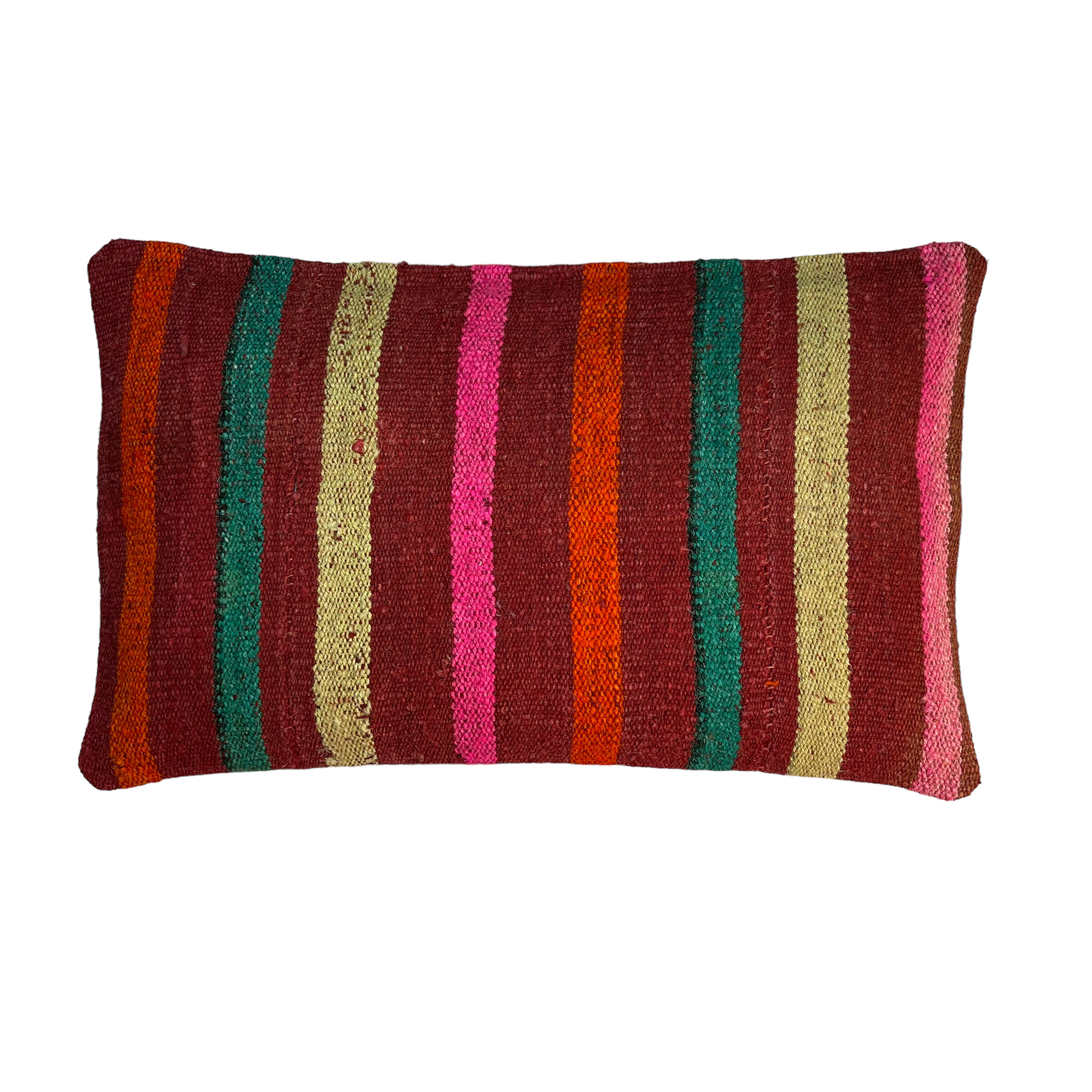 Vintage turkish handmade kilim cushion cover , 30 x 50 cm