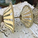 Servant painted iron fruit baskets