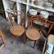 2 Thonet chairs no. 31 in bent beech and caning