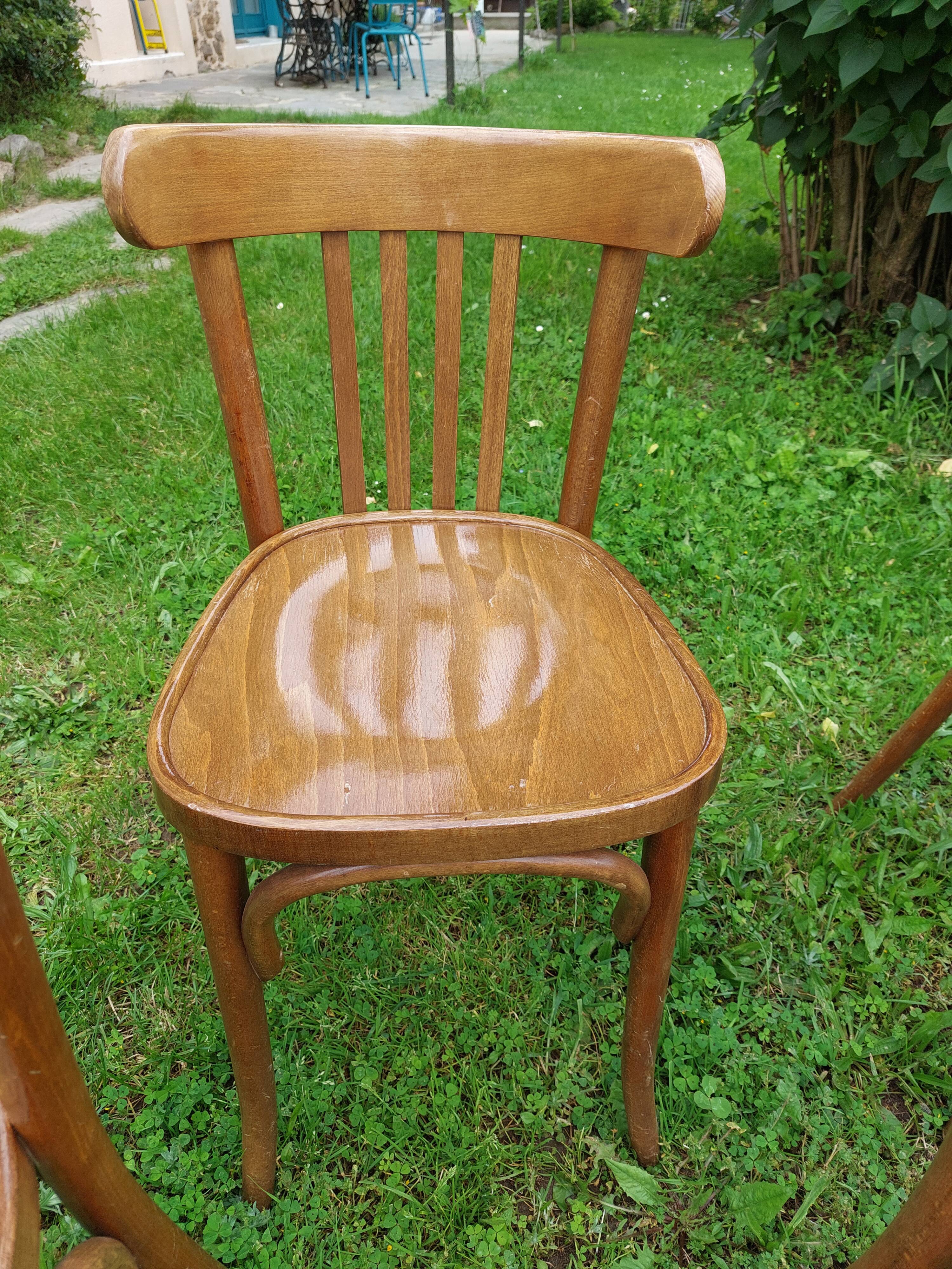 10 Baumann style bistro chairs