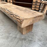Solid elm coffee table