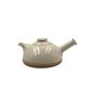 Mid-century Modern cream gres teapot, Franco Bucci Italy ca. 1970