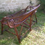 Rattan bench