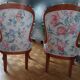 Pair of bergère armchairs