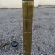 Vintage 70s bronze imitation bamboo floor lamp