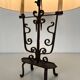 Wrought Iron Candelabrum with Six Lights, French Work, circa 1950