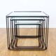 Nesting tables by Max Sauze, Isocèle edition