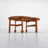Extendable Beech Dining Table 1960s