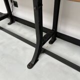 Old workbench with cast iron base, 1950s