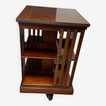 Antique revolving bookcase