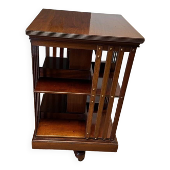 Antique revolving bookcase