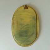Small antique oval mirror