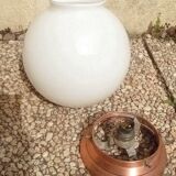 Ceiling lamp white opaline ball