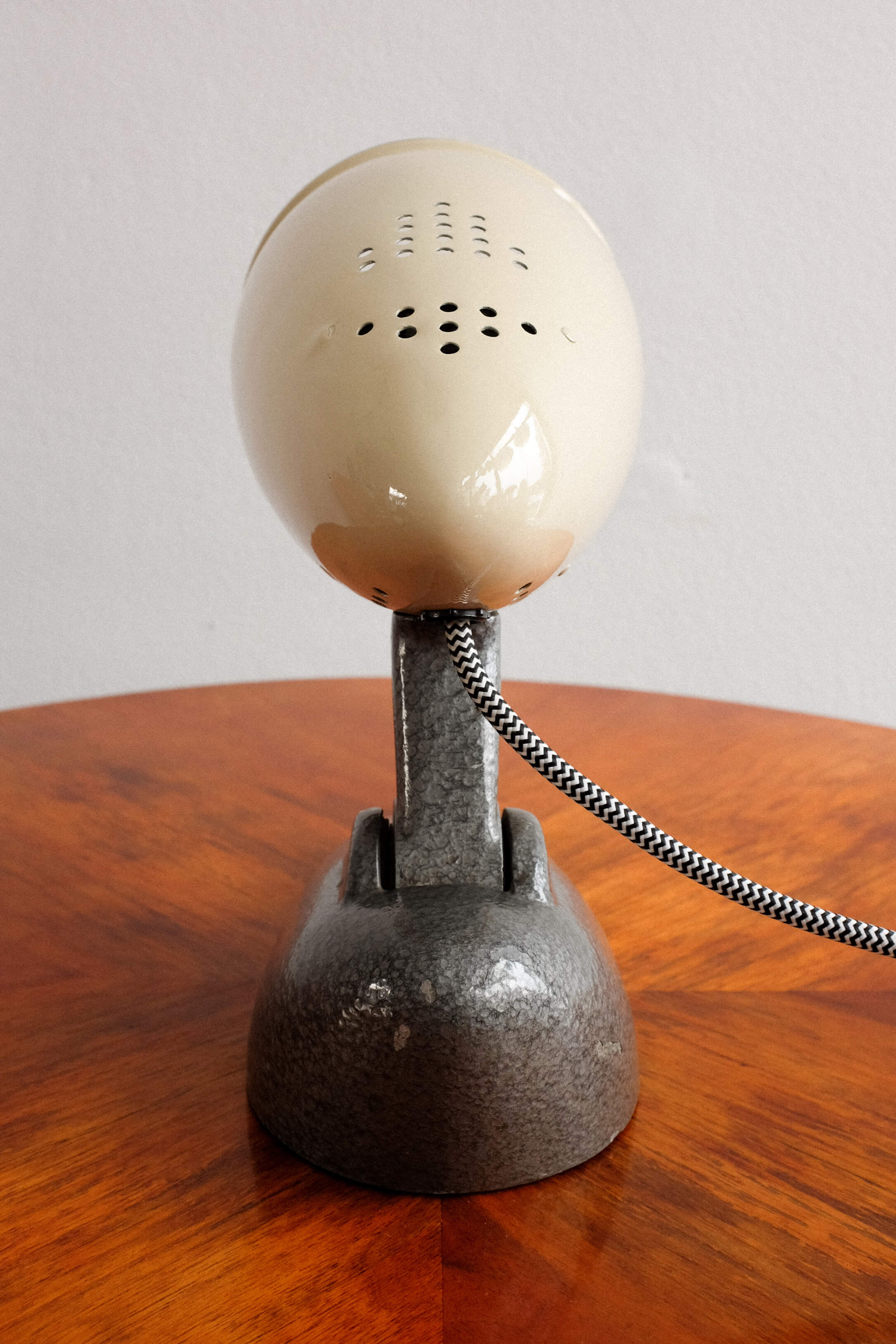 Industial czechoslovak prema table lamp, 1970s