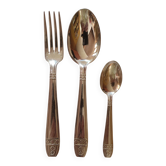 Silver-plated cutlery set - monaco grand prix model with case