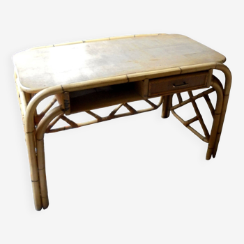 Bamboo/rattan desk