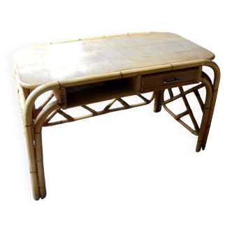 Bamboo/rattan desk