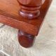 Vintage 5-tier turned wood shelf on legs.