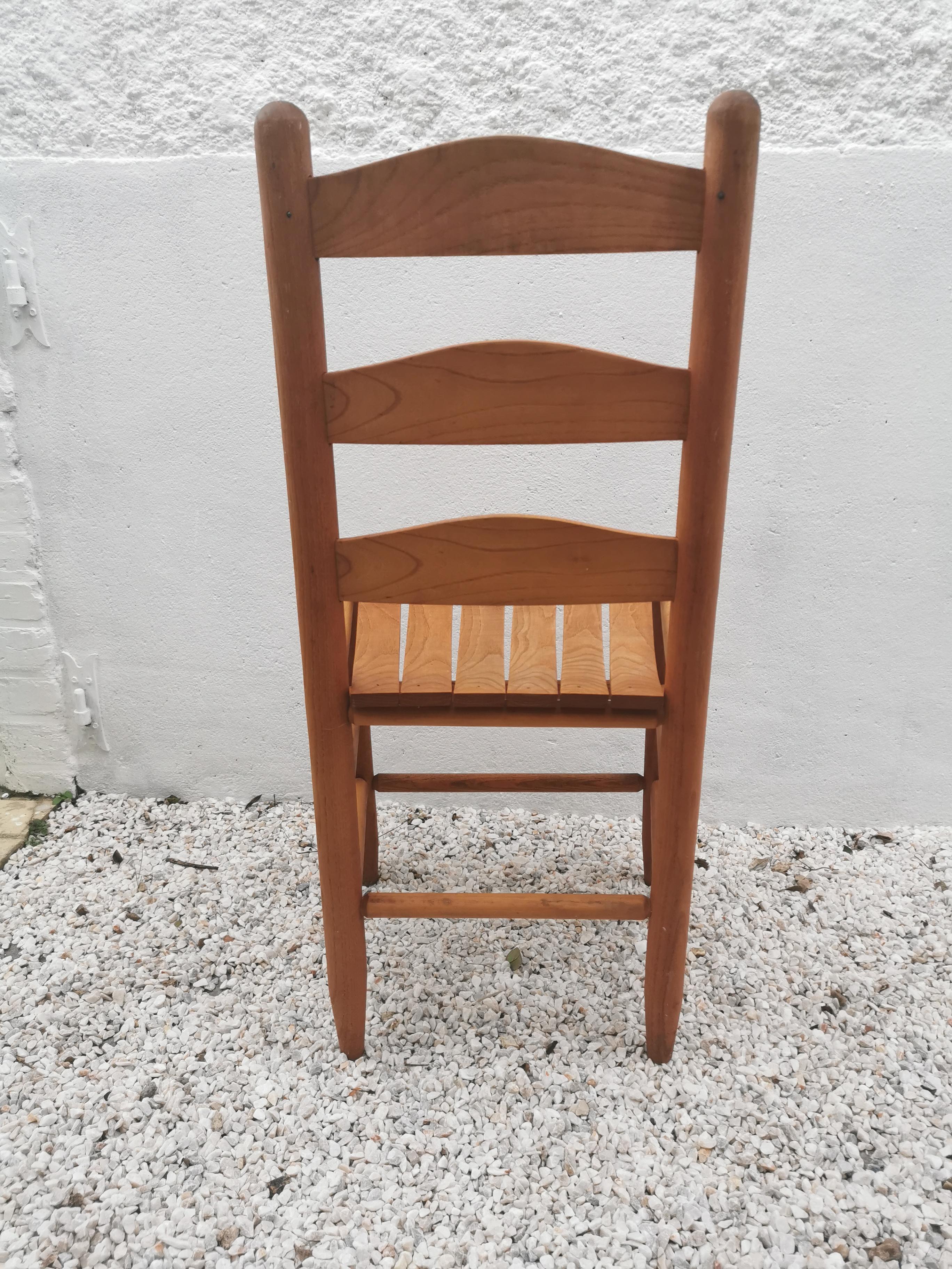 Mid-century pine chair