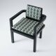 Chaise D51 Bauhaus rembourrée en tissu Hermès par Walter Gropius pour Tecta