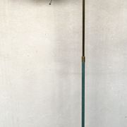 Floor lamp in brass and metal (Deknudt) vintage