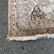 Handmade Persian rug beige cashmere wool from India 127x190cm
