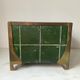 Pot cover in sheet metal and brass Art Nouveau Vienna Secession.