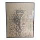 Drawing late 19th ironwork or stained glass project