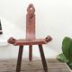 Brutalist chair tripod arts and crafts