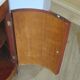 Small chest of drawers - Half-moon table - Louis XVI style - Elm burr veneer - Pla