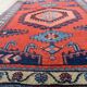 Tapis Hamadan vintage fait main en laine – 109 x 147 cm - 1C1039