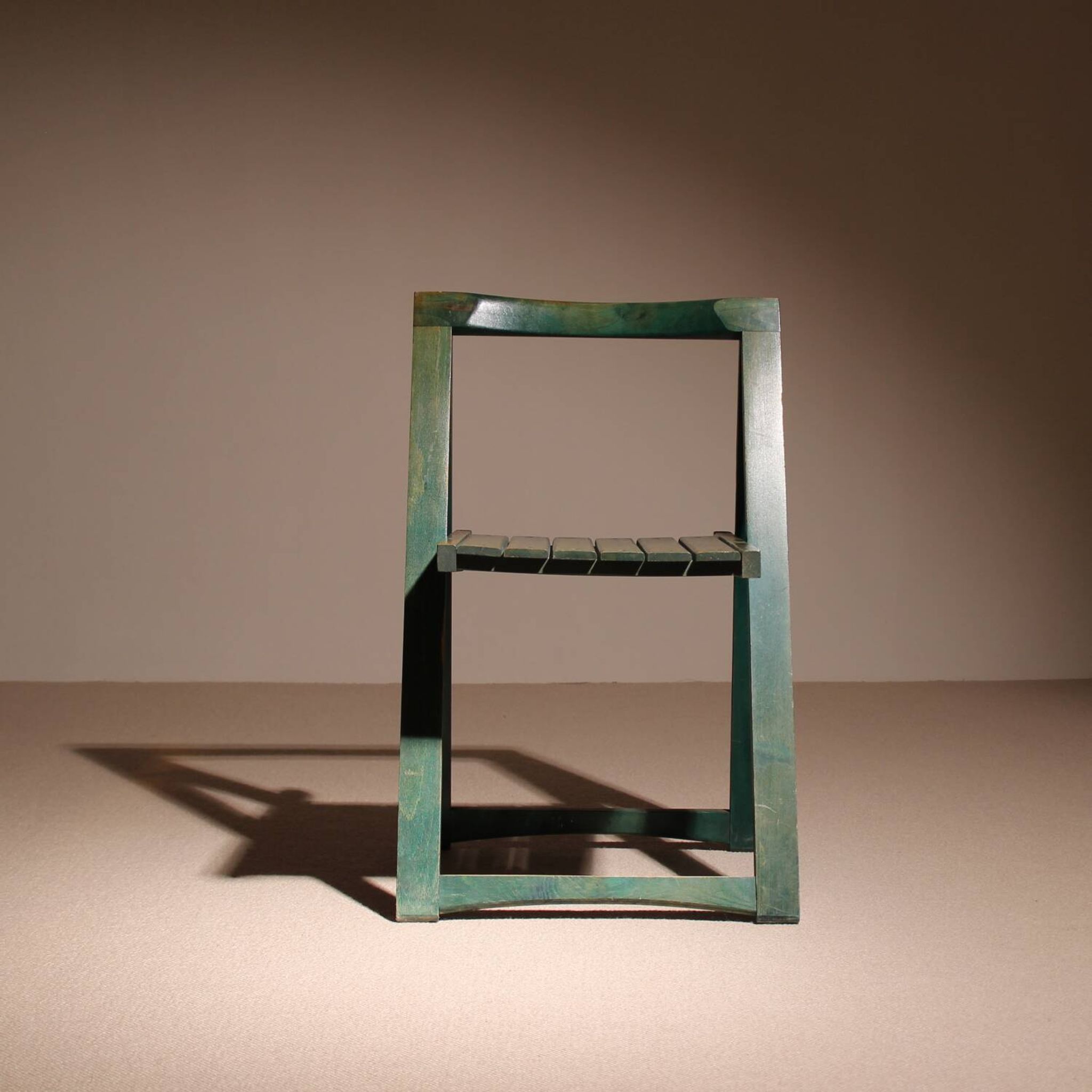 Seven 'Trieste' Folding Chairs by Aldo Jacober for Alberto Bazzani | Italy