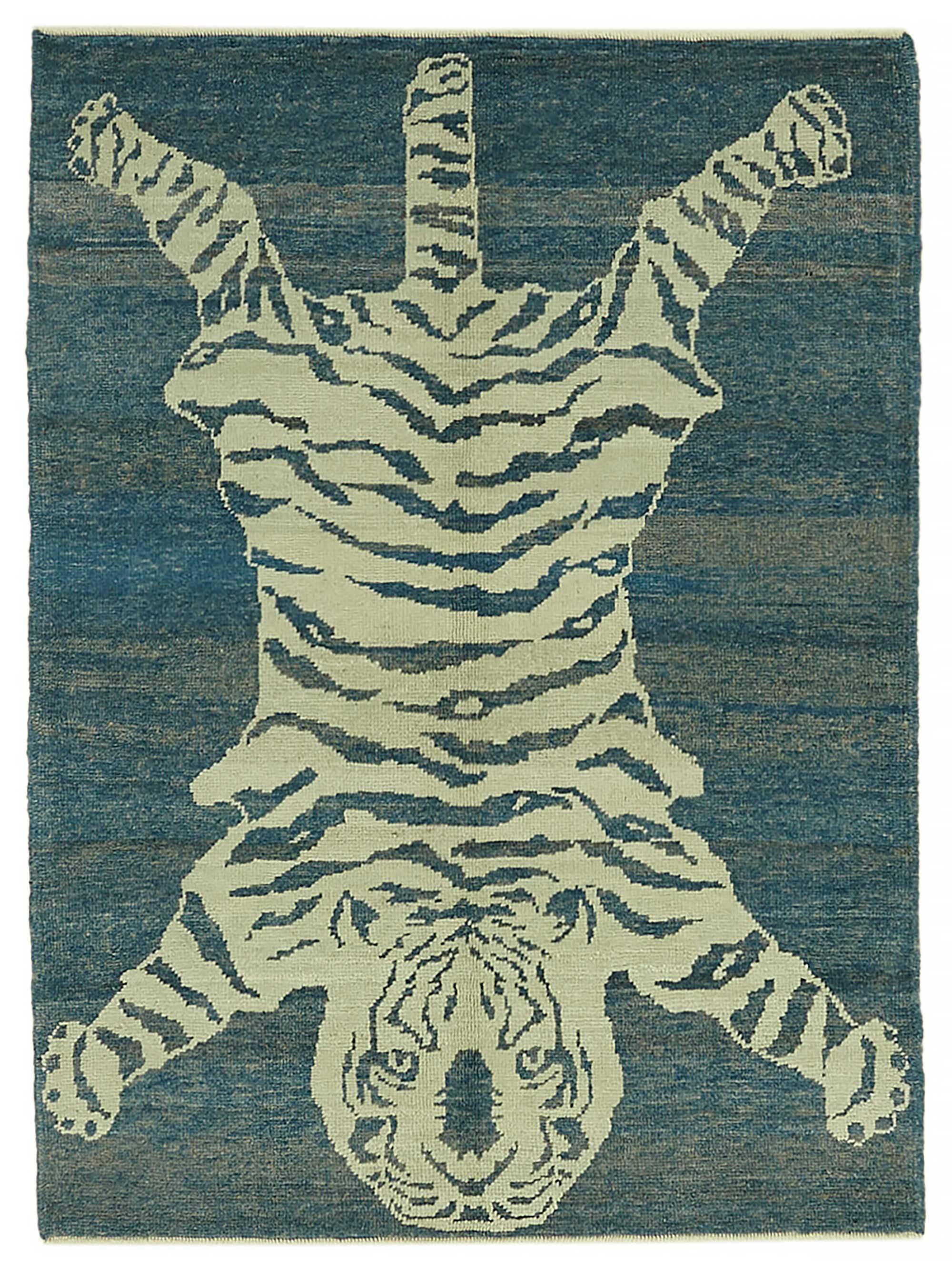 Turkish Handknotted Wool Tiger Rug  143 cm x 193 cm