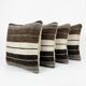 Set of 4 vintage kilim cushion covers 41x41 cm