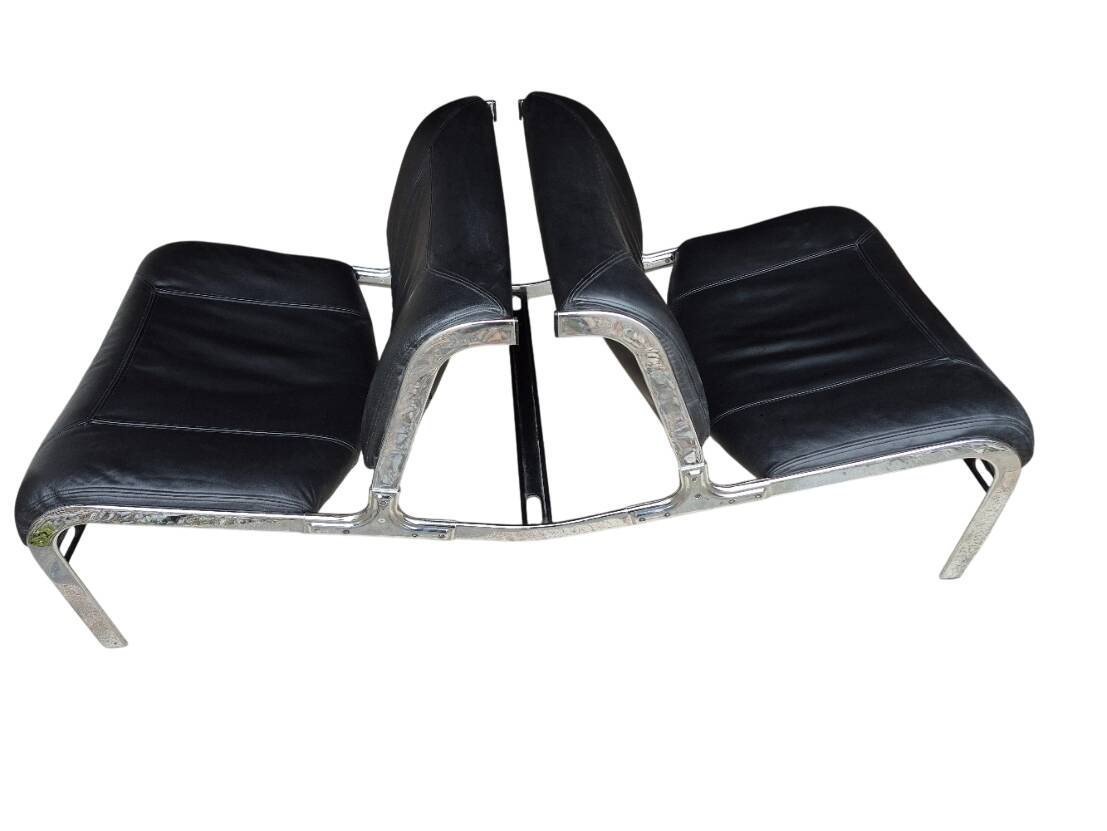 Back-to-back armchair model Whist by Olivier Mourgue 1964